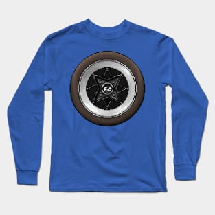 JDM Wheel Pixelart Long Sleeve T-Shirt